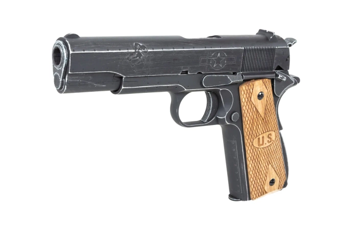 airsoft Cybergun Auto Ordnance 1911 Victory Girl Green Gas Pistol