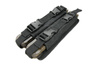 Podwójna ładownica na magazynki typu P90/UMP - czarna