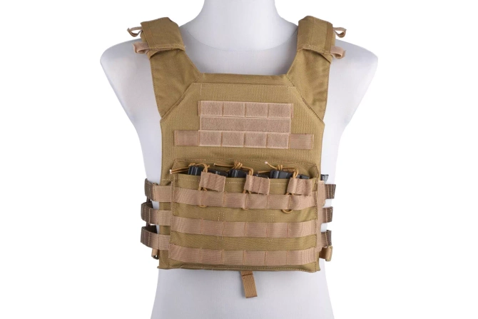 Rush Plate Carrier Tactical Vest - Tan