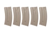 Set of 5 real-cap 30-ball metal magazines Specna Arms Flat Dark Earth