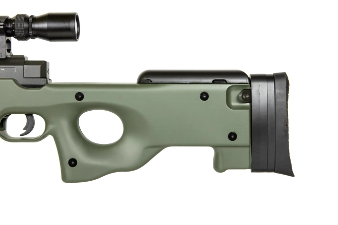 Warrior I sniper rifle replica (with scope and bipod) - olive