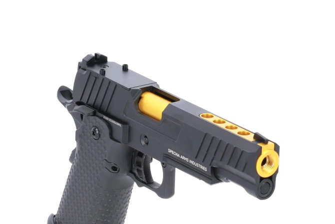 Specna Arms SA-VGP19 VAPOR™ Optics Ready airsoft pistol Black-Gold