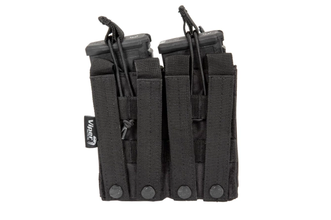 M4/M16 type double magazine pouch - black