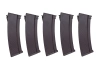 Set of 5 Hi-Cap S-Mag magazines for J-series 380 balls Plum
