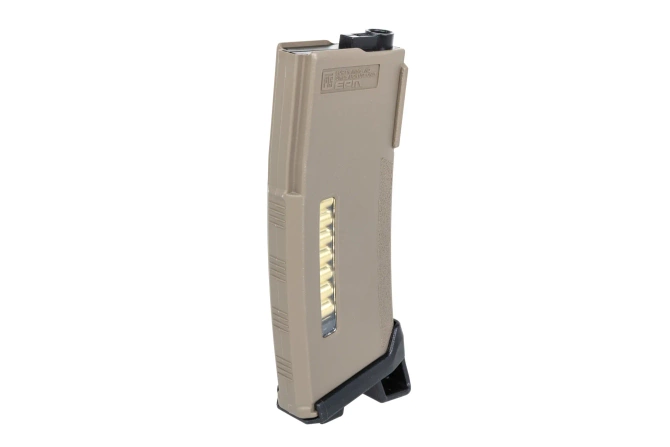 Mid-cap 150-BB PTS Enhanced EPM gen.2 magazine with enlarged Tan bead