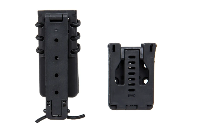 Wosport Urban Assault Long Quick Pull 9mm magazine pouch Black