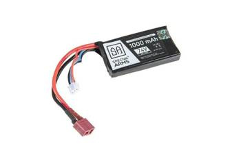Akumulator LiPo 7,4V 1000mAh 30/60C (PEQ) - T-Connect (Deans)