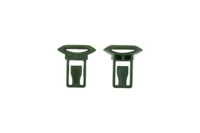 Klipsy do montażu gogli (19mm) - olive drab