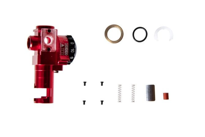 CNC aluminium hop-up chamber for CZ Scorpion Evo3 Red