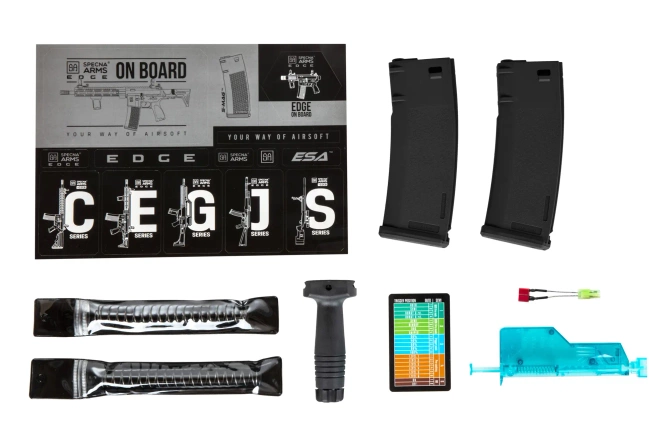 Karabinek ASG Specna Arms M4 Daniel Defense® MK18 SA-P26 Prime™ HAL™ ETU z silnikiem bezszczotkowym Czarny