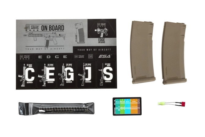 Karabinek ASG Specna Arms SA-E14-H EDGE™ Heavy Ops Stock HAL ETU™ Half-Tan