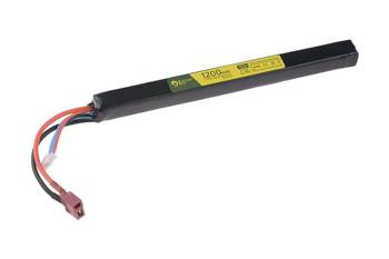 LiPo 11.1V 1200mAh 2S/20C Battery - Under AK Dust Cover - T-Connect (Deans)
