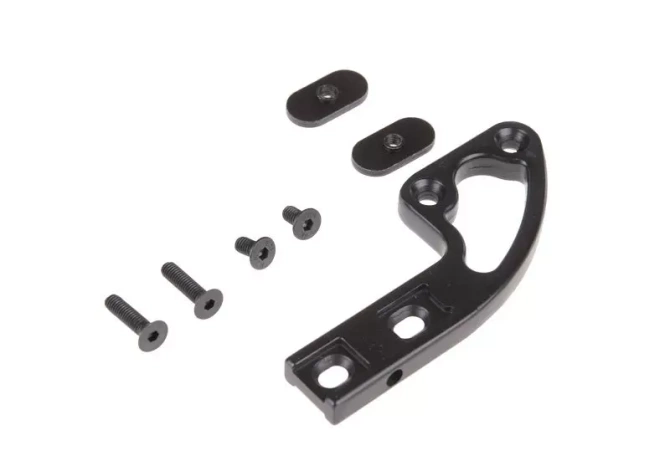 Aluminum flashlight mount - black