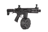 PX9 submachine gun replica (+ DRUM magazine) - black