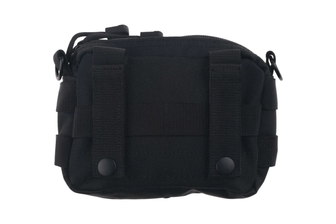 Universal horizontal cargo pouch - black