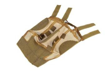 Mesh helmet cover for fast (M) - dark earth