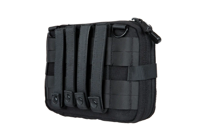 Large Administration Pouch with a Map Holder - Black