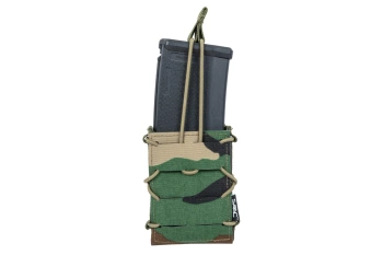 Pojedyncza ładownica typu Open Specna Arms Tactical na magazynki karabinowe Woodland