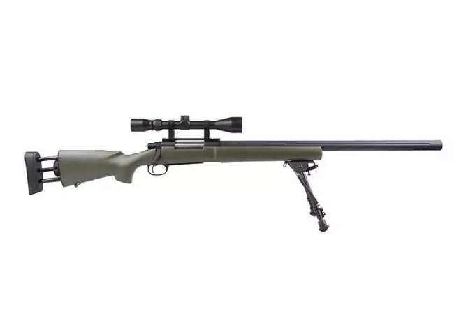 SW-04J Army sniper rifle replica (with scope and bipod) - olive