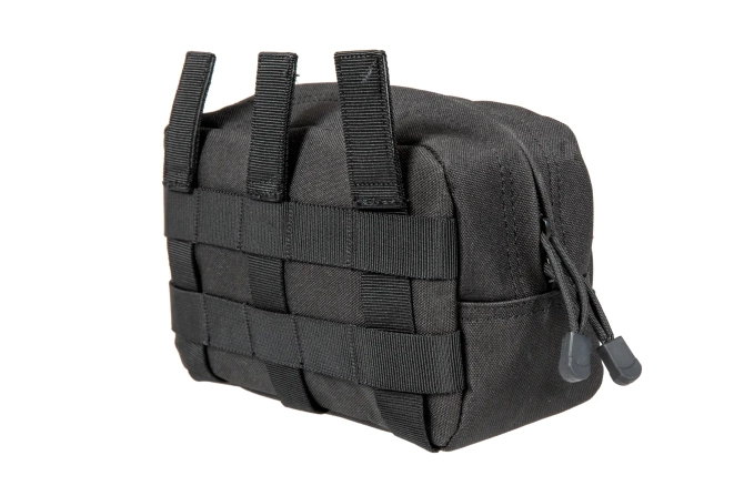 Medium Horizontal Cargo Pouch - Black