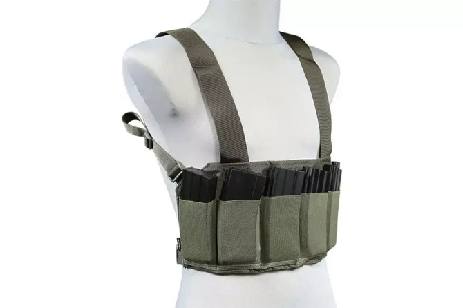 Niskoprofilowa kamizelka Speed Chest Rig - Sage Green