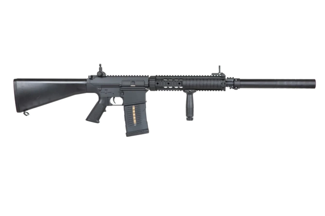 airsoft A&K SR25-P-N Selector Rifle Polymer Version