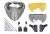 Navigator mask with goggles - grey