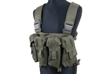 Kamizelka taktyczna typu Chest Rig - oliwkowa