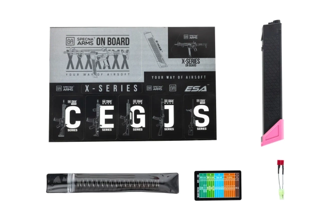 Specna Arms SA-FX02 FLEX™ HAL ETU Gen.2 Pink airsoft Carbine