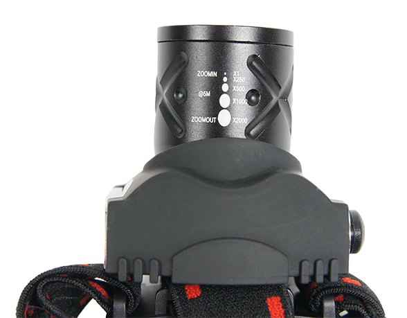 latarka czolowa zoom ladowarka wtyczka angielska