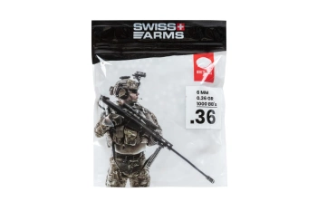 Swiss Arms 0.36g BBs 1000 pcs White