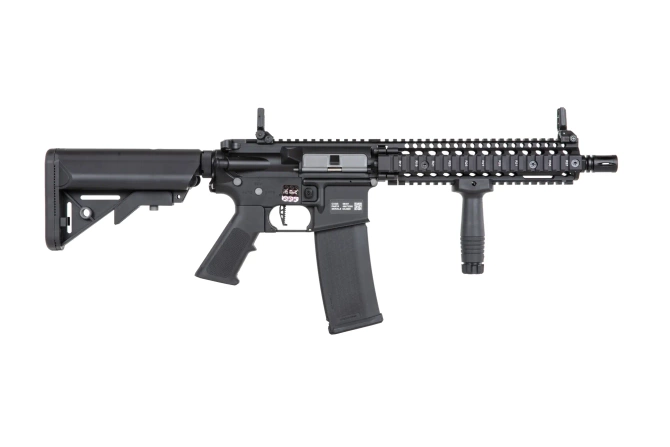 Karabinek ASG Daniel Defense® MK18 SA-P19 Prime™ Aster II ETU z silnikiem bezszczotkowym - Specna Arms