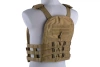 Kamizelka typu plate carrier z odpinanym panelem - tan