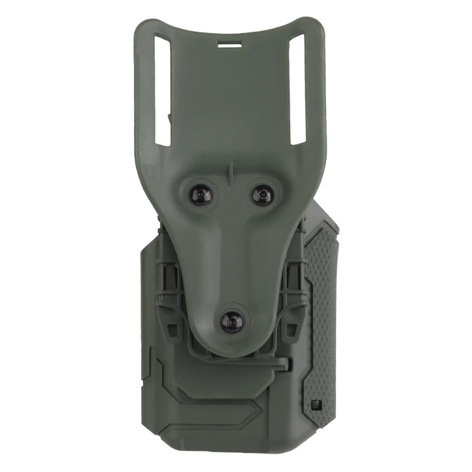 Wosport universal holster for pistols with X300A flashlight GB-81 Olive Green