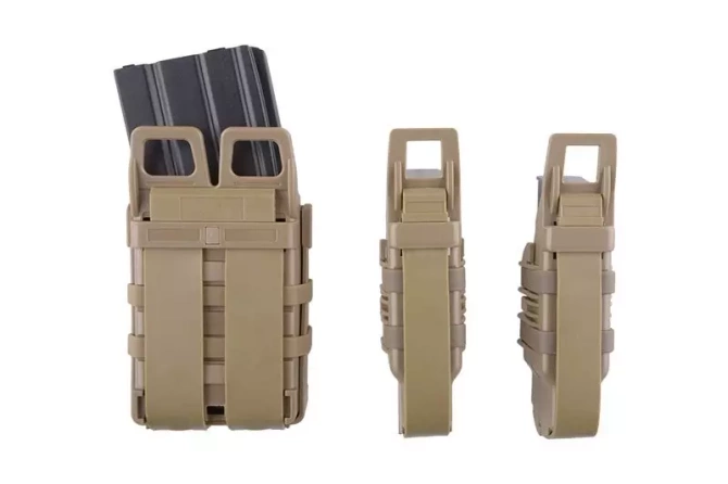 Set of Open III (2 XS + 1 M) Pistol + 5.56 Magazine Pouches - Tan