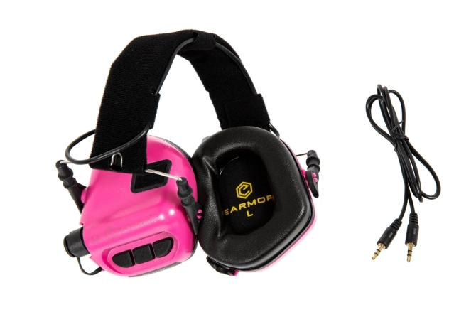 Aktywne ochronniki słuchu M31 - różowe