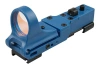 SeeMore Railway Reflax Red Dot Sight - blue