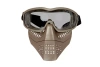 ANT mask with goggles - tan