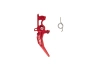 CNC Aluminum Advanced Speed Trigger (Style C) - Red