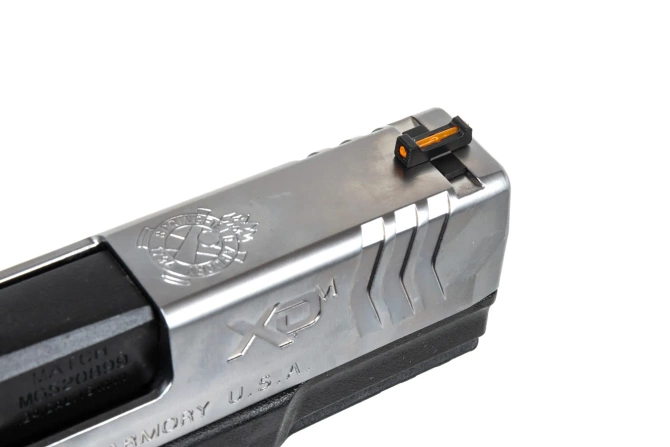 Cybergun x Springfield XDM 3.8" Compact airsoft pistol Black and silver