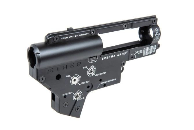 Specna Arms Ather™ Gearbox v2 skeleton with J-Cage bearings