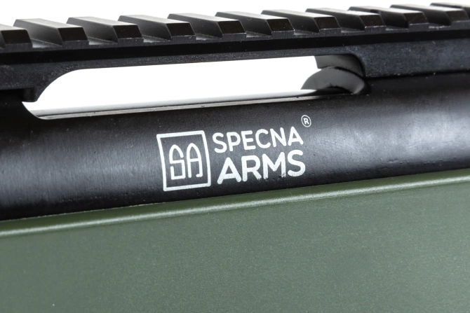 Karabin wyborowy ASG Specna Arms SA-S02 CORE™ High Velocity Upgraded Oliwkowy