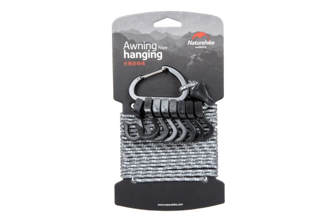 Naturehike Awing Nylon Hang Rope NH19PJ040 Dark Grey