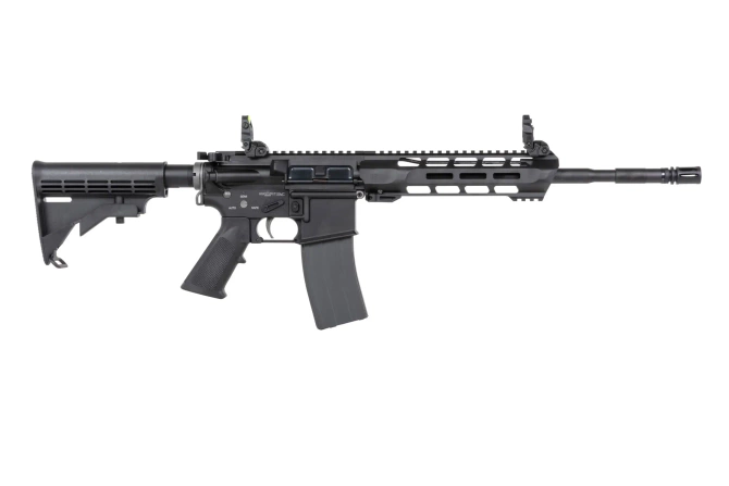 airsoft SRC DUAL POWER SR4 ZAROS GBB carbine with CO2 magazine