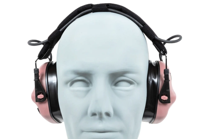 Aktywne ochronniki słuchu Earmor M31 Plus Różowe