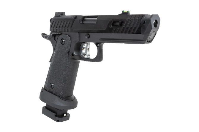 Pistolet ASG SRC Dark Viper DUAL POWER z magazynkiem green gas Czarny