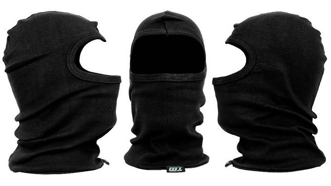 Kominiarka z jednym otworem 'M' (czarna) - TM Tactical