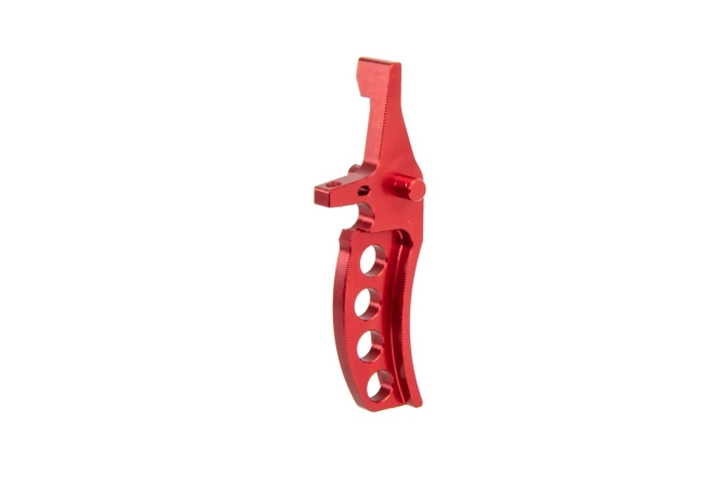 Aluminum CNC Jefftron Curved Trigger Red