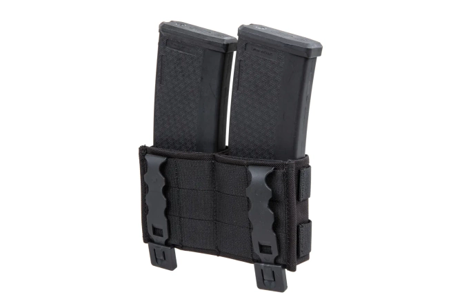 Double open magazine pouch 5.56 mm Wosport Black