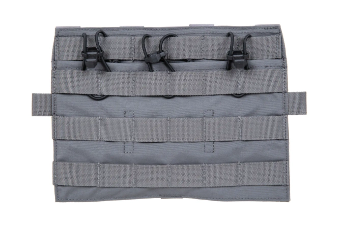 Panel Ładownica Ape Force Gear na 3 magazynki M4/M16 Flat Wolf Grey